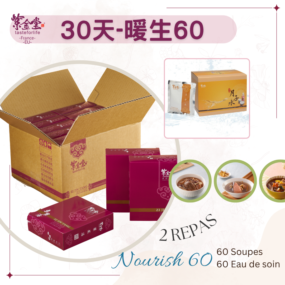 暖生60小產餐-一日兩餐漢方調理計畫- Nourish 60